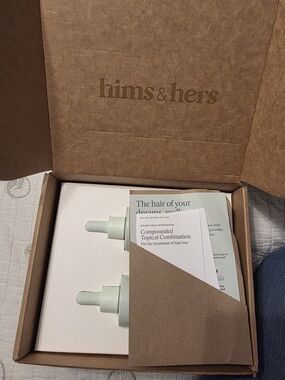 Mint Green Compounded Topical Hair Treatment HERS